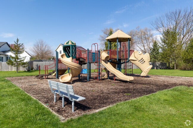 Sawyer West residents enjoy the playground at Patio Homes West Park.