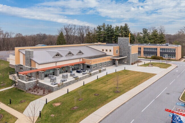 New construction at Villa Maria Academy High School reveals the constant growth in enrollment.