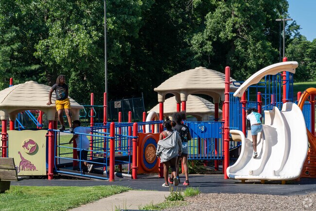 Kids love the playground at Perkins Park.