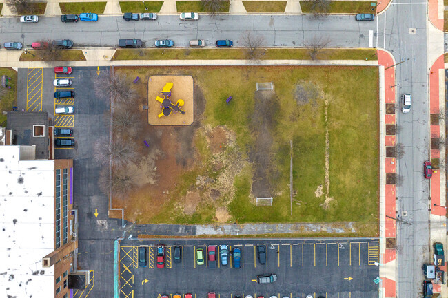 St Casimir School has a green space for students.