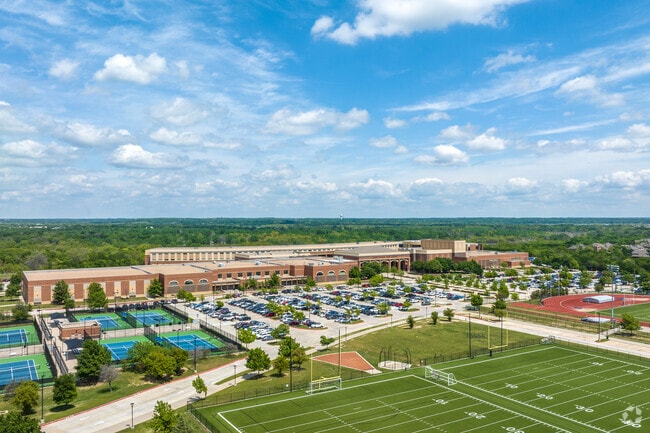Byron Nelson High School where education meets inspiration in Trophy Club.