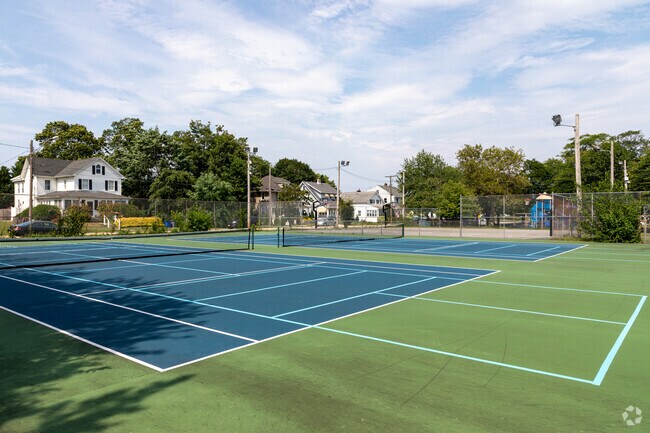 Pleasure Park is home to a variety of activities including multiple tennis courts.