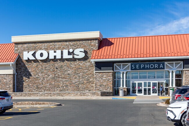 Big box stores, such as Kohl's, can be found in the Westwoods Shopping Center.
