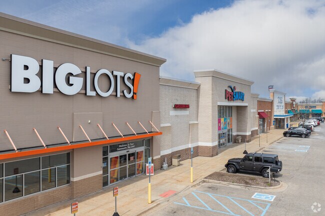 In southern Grandville is a large retail area along I-196 with every retail chain you need.