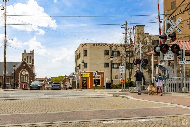 Walking around town is easy in Dormont, it is one of the most walkable towns in the area.