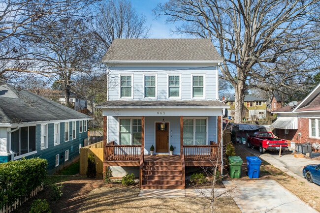 Though many homes are older, you can find new traditional builds in the Sylvan Hills area.