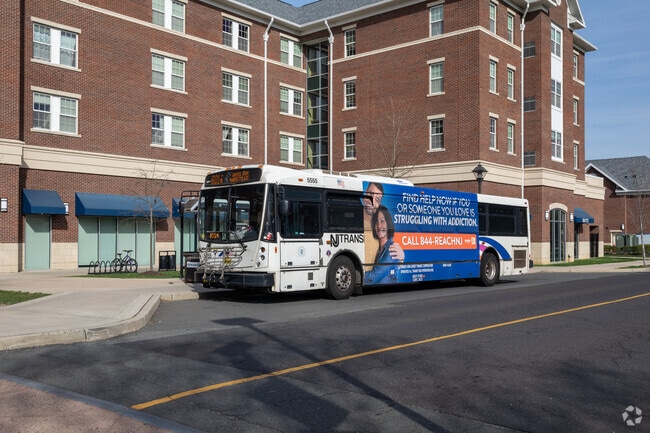 The College of New Jersey NJ has a transit stop.