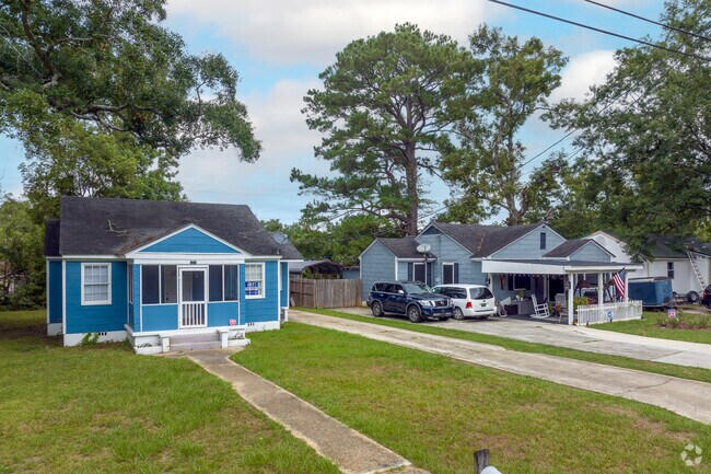 Mature trees are in the Riviera neighborhood and a common site.