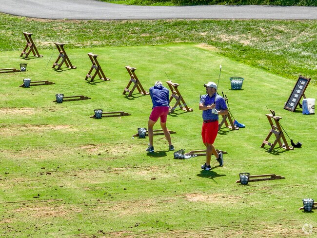 Brush up on your swing at the Keswick Hall country club.