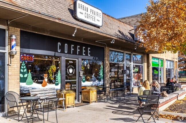 Enjoy a drink and bite to eat at Urban Prairie Coffee any time of day.