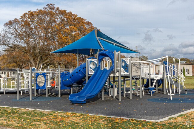 Oakview kids love the playground at C.J. Reese Playfield in Muskegon, Michigan.