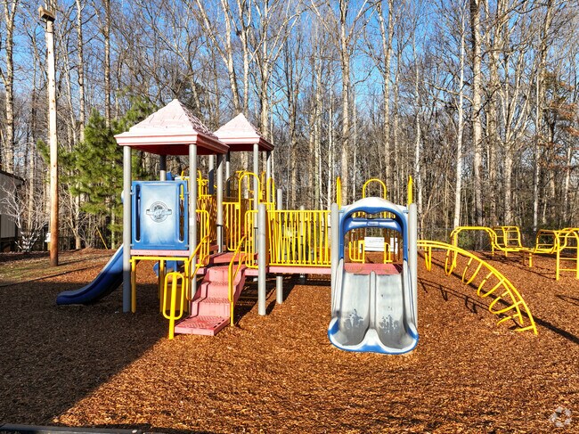 Kids enjoy the playground at J.V. Washam Elementary School.