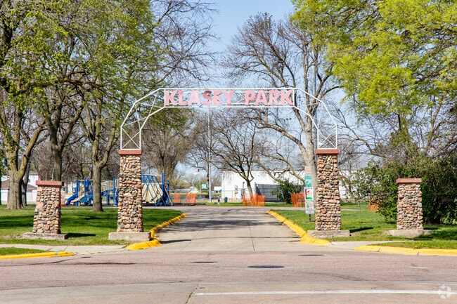 Family-friendly outdoor fun can be found at many of the South Sioux City outdoor spaces including Klasey Park.