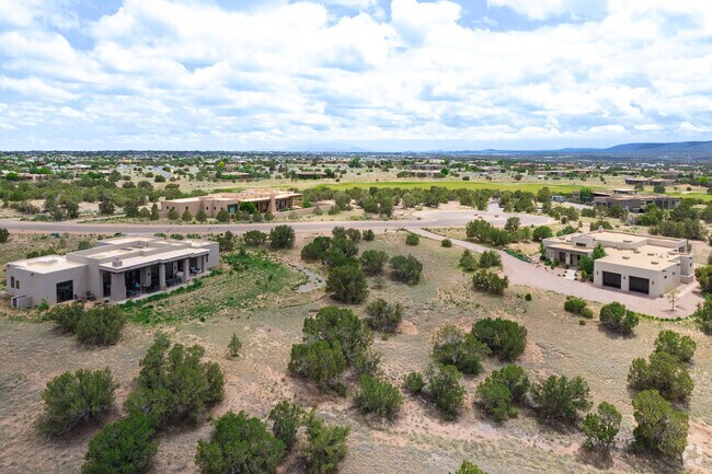 Modern designs and large lots make up the residential landscape of Las Campanas.