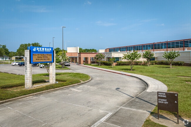 Dunbar Middle School in Dickinson offers academics and arts programs.