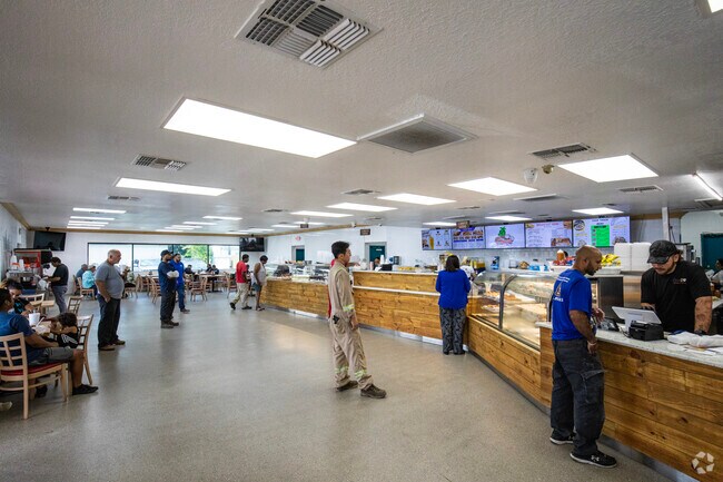 The large interior of Coco's Sandwich Shop, in Palmetto Beach, is always full of locals.