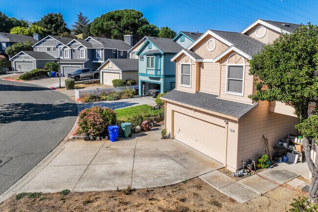 Crockett features large two-story homes with a suburban vibe.