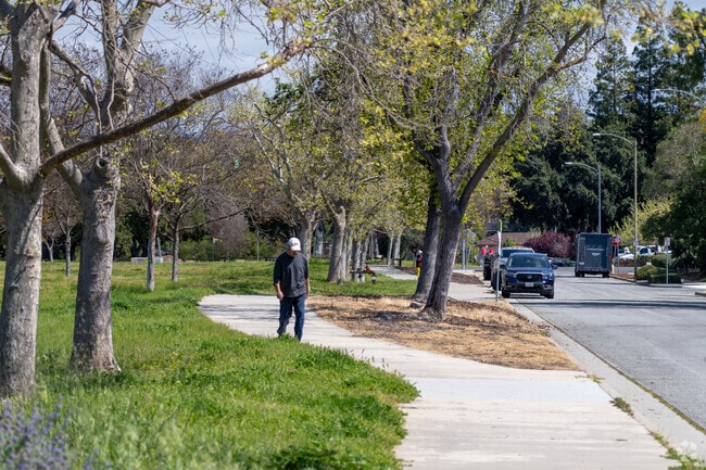Residents enjoy quiet, walkable streets surrounded by nature in Almaden Meadows.