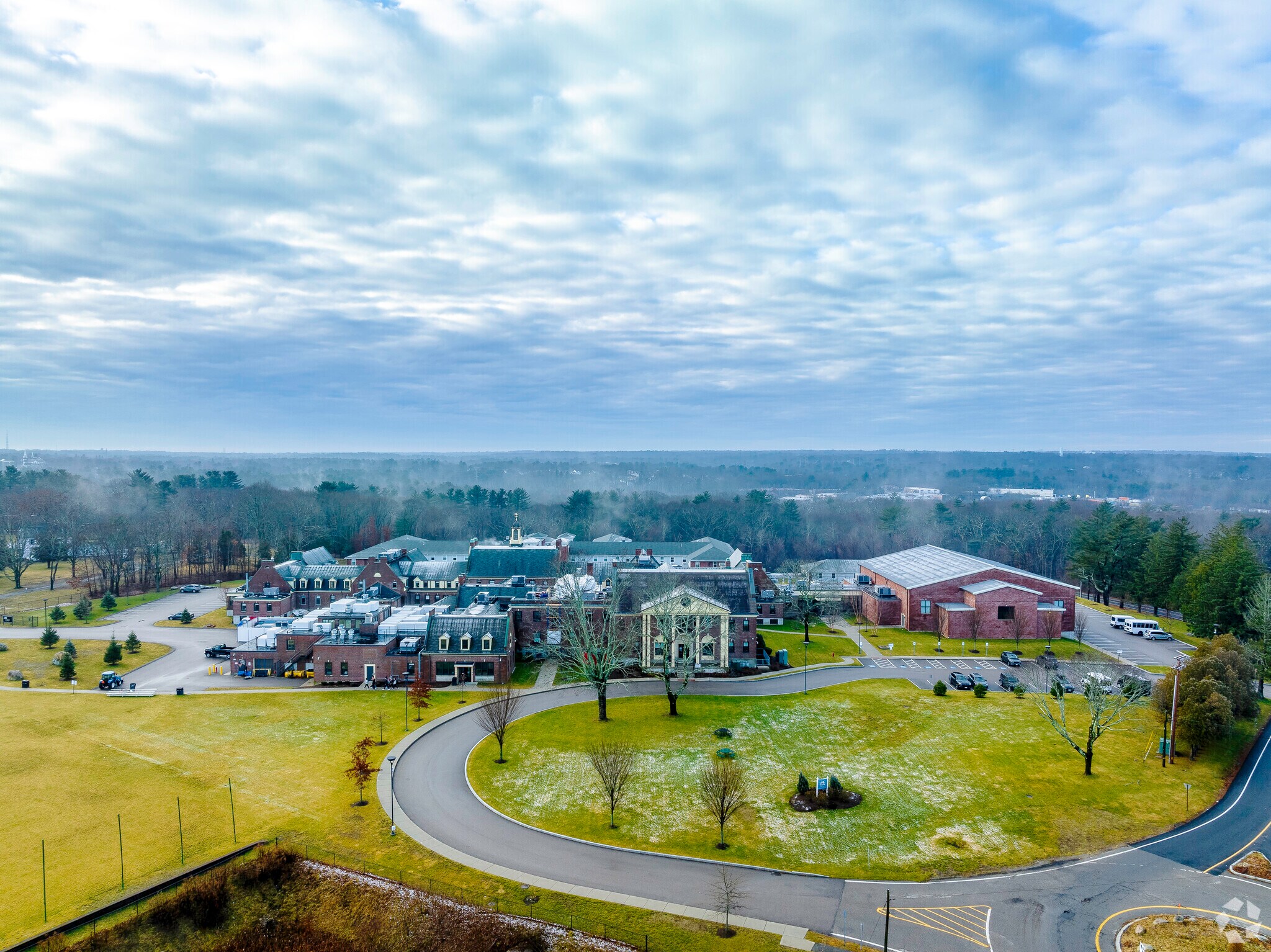 Aerial view of Cambridge Arts, Technology & Science Academy