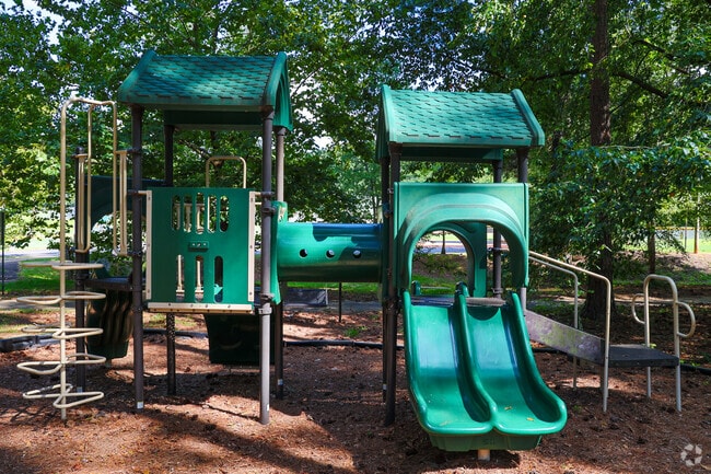 McDonough's Alexander Park has a playground tucked away in the shade.