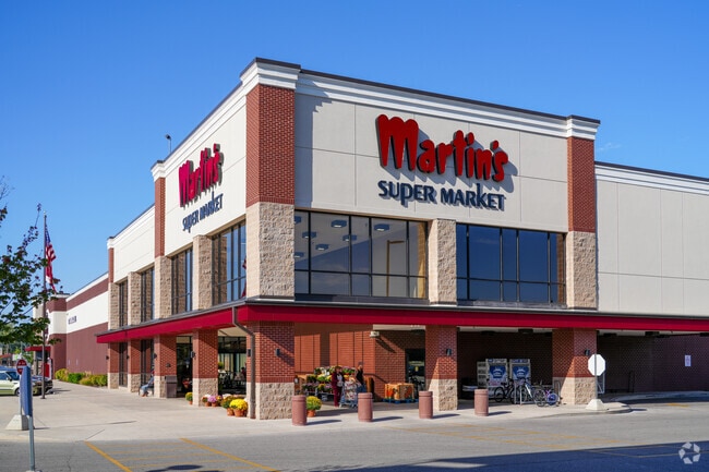 Residents of Hayden shop at their local Martins Super Market.