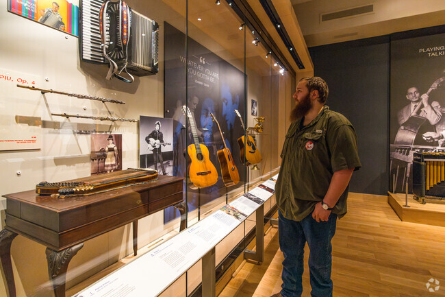 The National Music Museum in Vermillion has one of the largest collection of instruments throughout history.