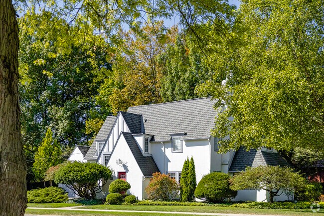 Homes featuring Tudor flair bring European character to the streets of Sunnymede.