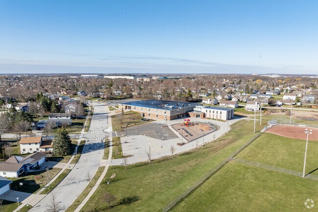 Students can enjoy the large play area at Shepherd Hills Elementary School.