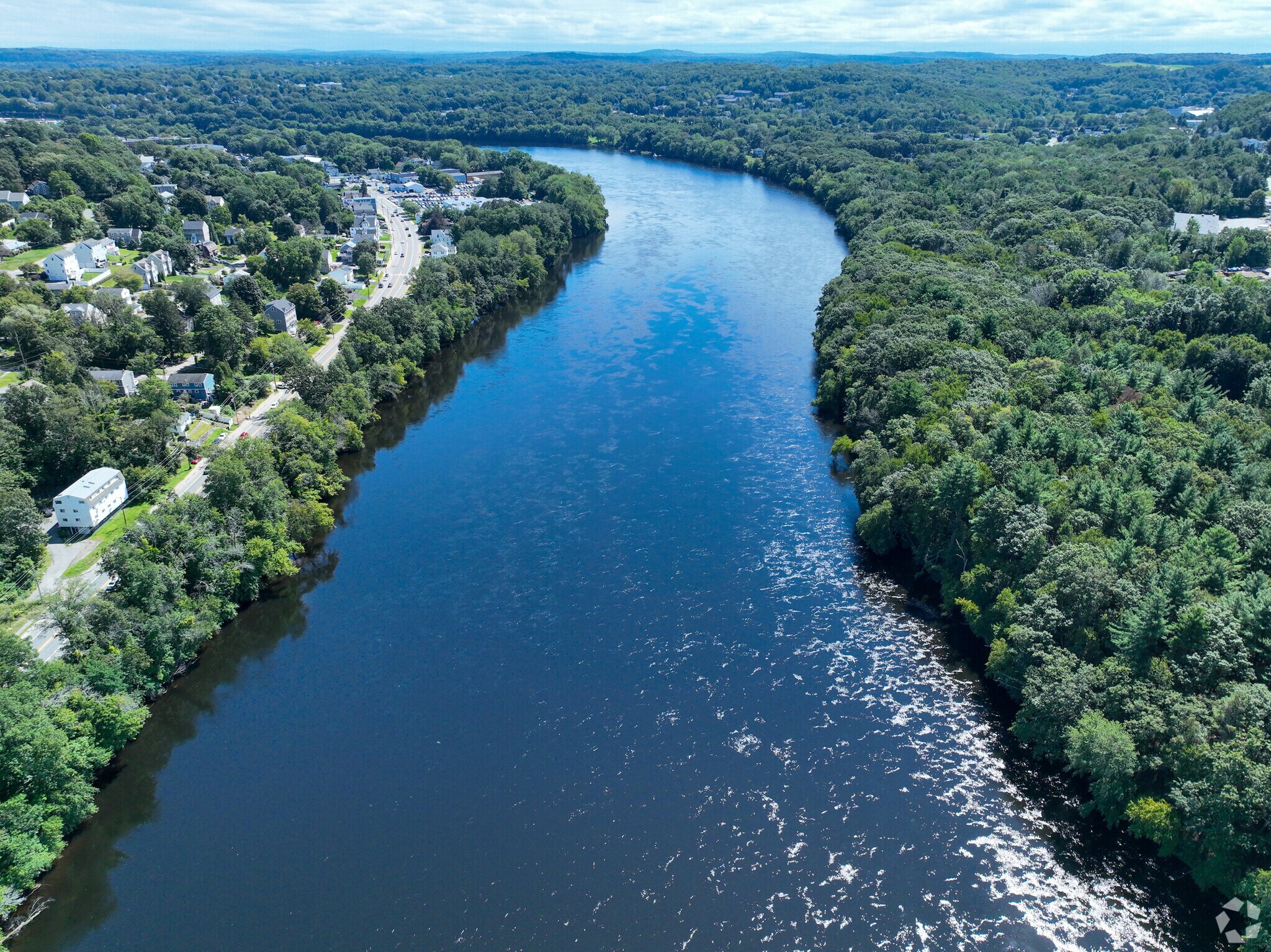 The Merrimack River borders the Mount Washington neighborhood.
