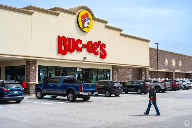 Stop or gas or a souvenier at 
Buc-ee's in Georgetowne.