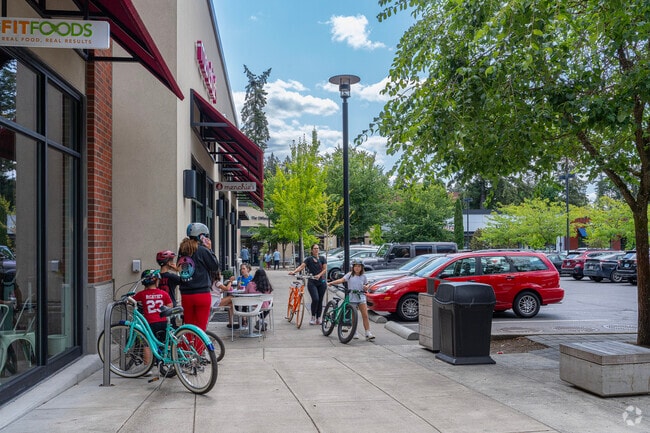 Shopping and dining at Kruse Village shopping mall is just down the road from Oak Creek.