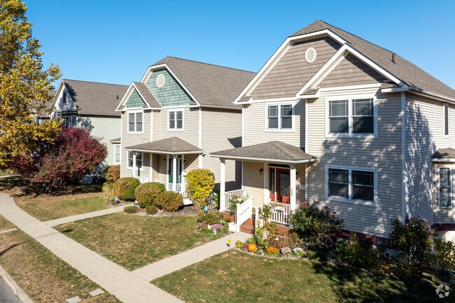 Sidewalks and blue skies put Newburgh's residents at ease.