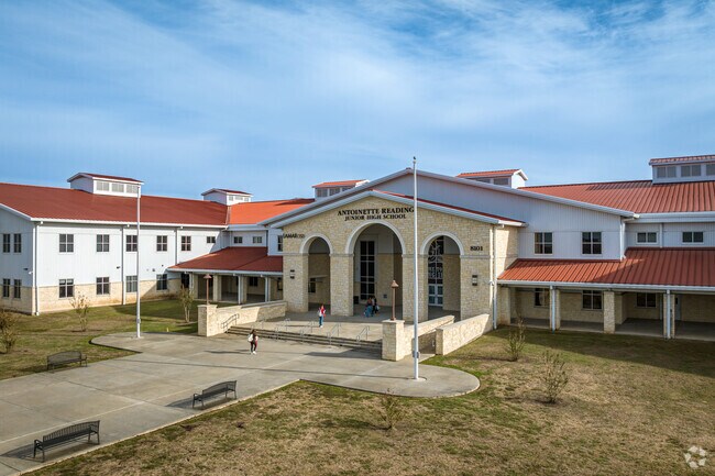 Reading Junior High School serves grades 6-8 in Riverpark.