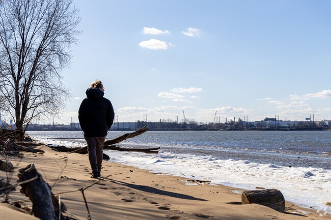 Easy access to the Delaware River gives Swedes Run residents a great place to spend time outside.