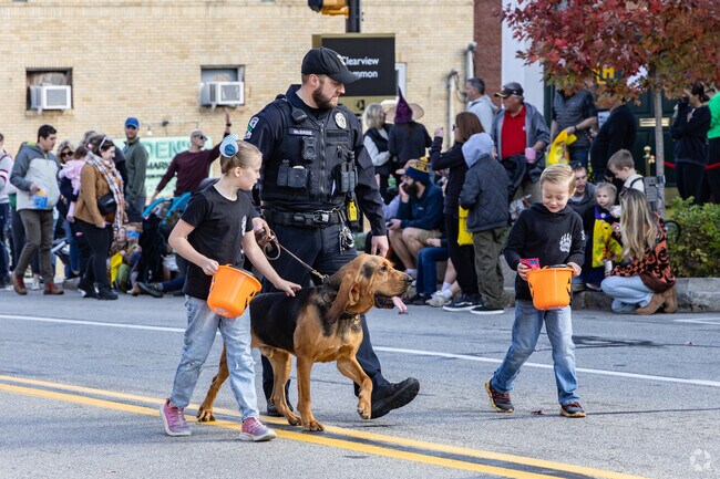 The Pumpkin Patch Parade happens every fall in Mount Lebanon.