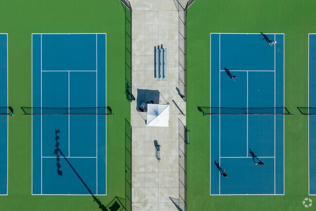 The courts are open at Ojibway Island City Park not far from Butman-Fish.