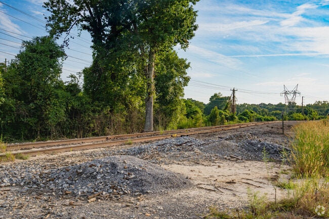 Railroads that shaped Lupton City-Norcross' history actively run throughout the neighborhood.