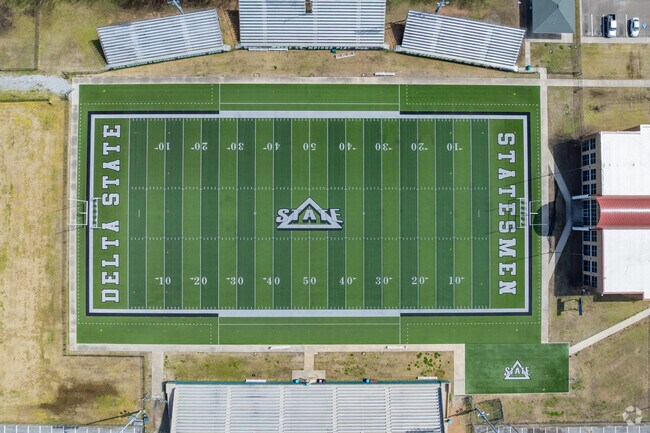 Since its opening in 1970, the Delta State University Statesmen have called Parker Field at Horace L. McCool Stadium in Cleveland home.