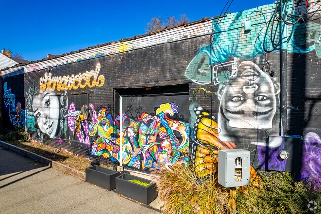 Take in the art and beauty of Homewood West.