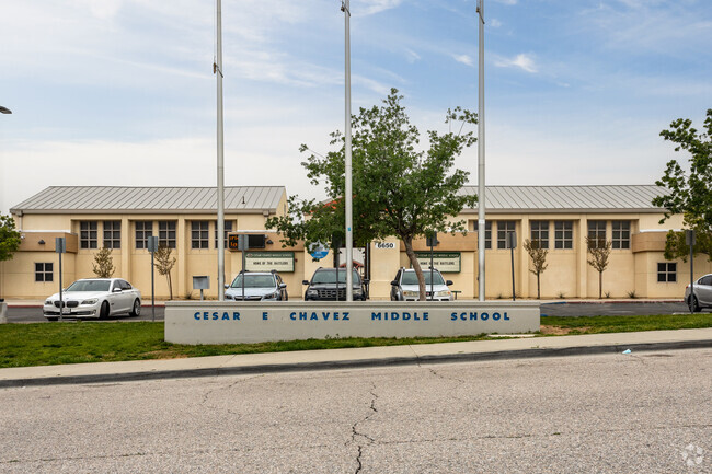 Cesar Chavez Middle School is located on Magnolia Avenue in Verdemont.