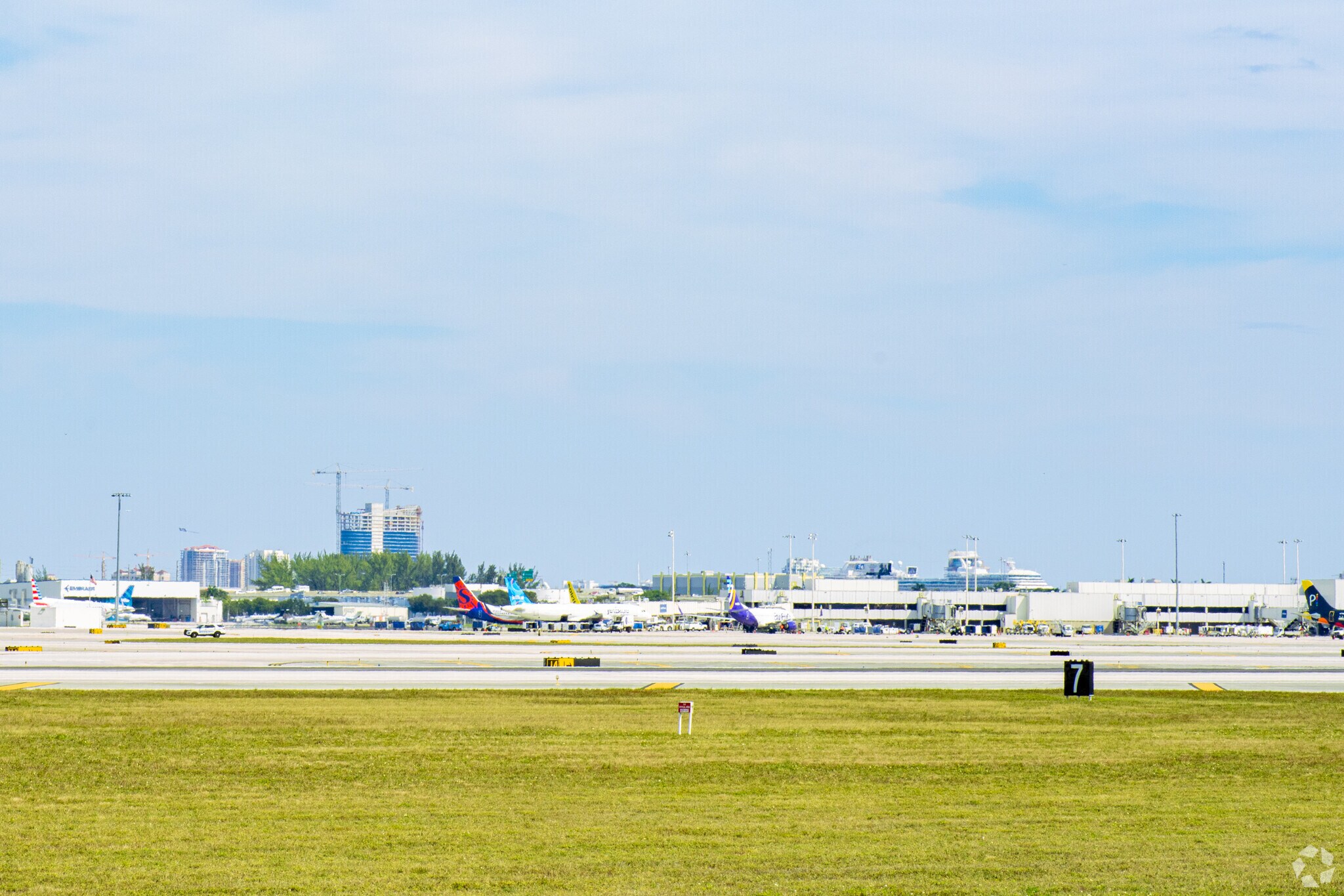 Fort Lauderdale Airport Landing Strip.