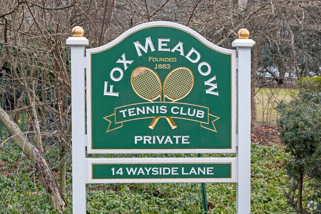 Residents of Old Scarsdale spend a lot of their free time at Fox Meadows Tennis Club