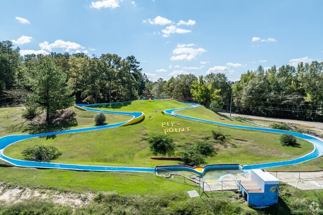 Pep's Point Water Park features a variety of fun attractions for families and thrill-seekers.