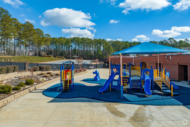 Sixes Elementary School boasts play spaces for kids to enjoy.