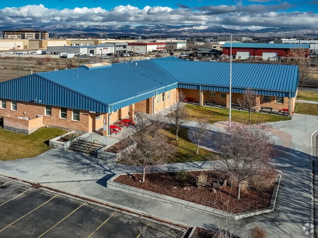 Meridian Academy aerial northeast.