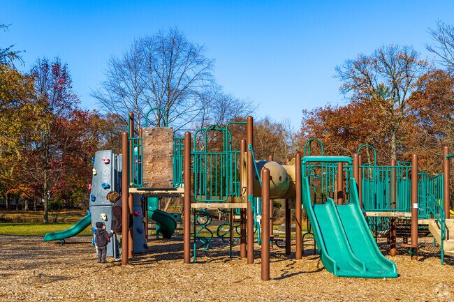 The Hershfield Park playground provides a variety of activities suitable for all children.
