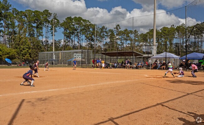 Fast-pitch softball is serious business for these ladies at the Cecil Recreational Complex.