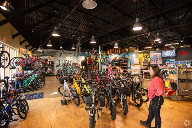 Outspokin Bicycles is the place to prepare for the trails near Oak Acres Estates.