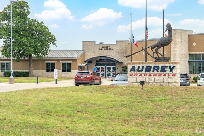 Students living in Aubrey TX may attend Aubrey High School.