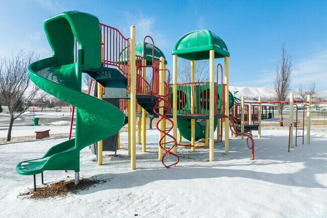 Children will love the playground at Bluffdale City Park.